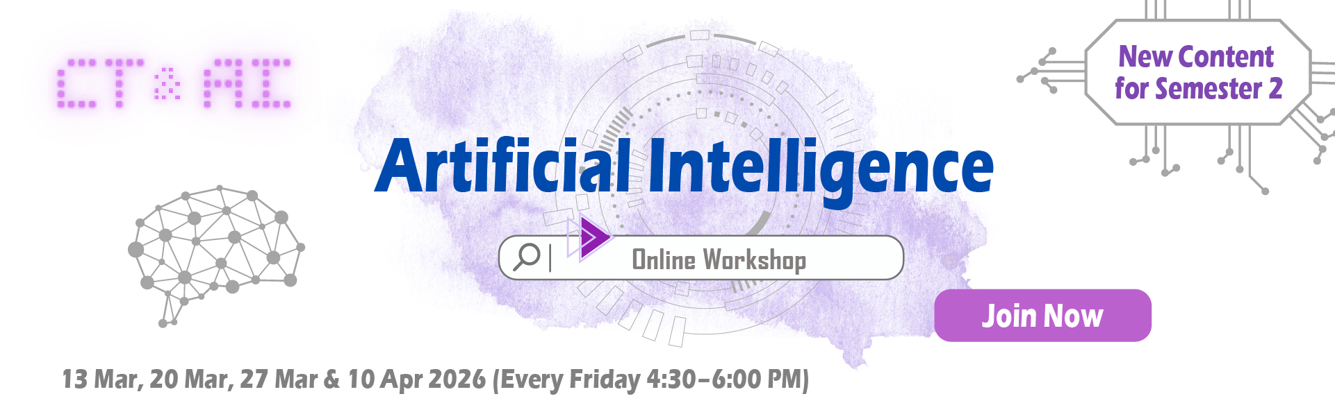 Artificial Intelligence Online Workshop 2025/26 - Semester 2